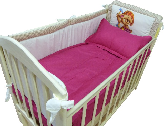 Комплект постельного белья для детской кровати, размером 140х90